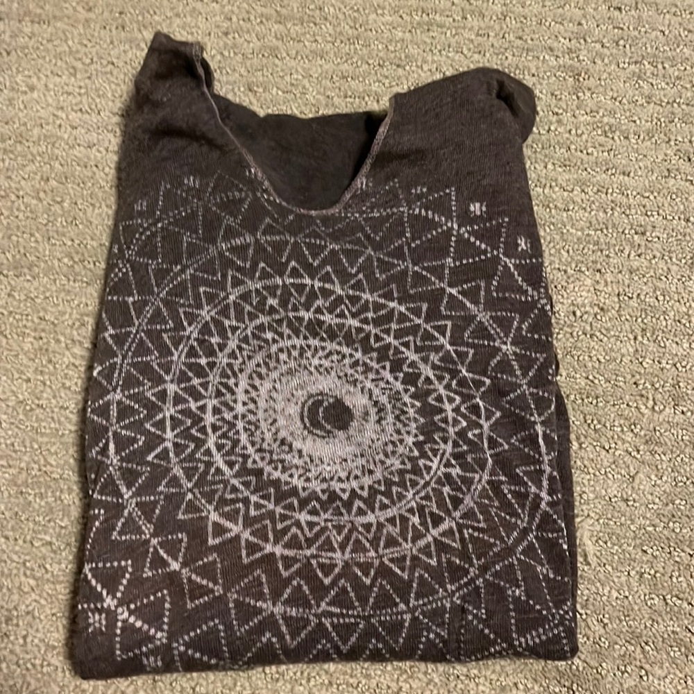 Long sleeve with hood. Grey